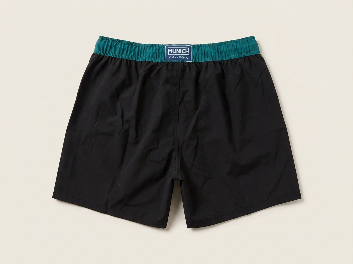 Munich Swim Shorts Preto Teal — foto 2