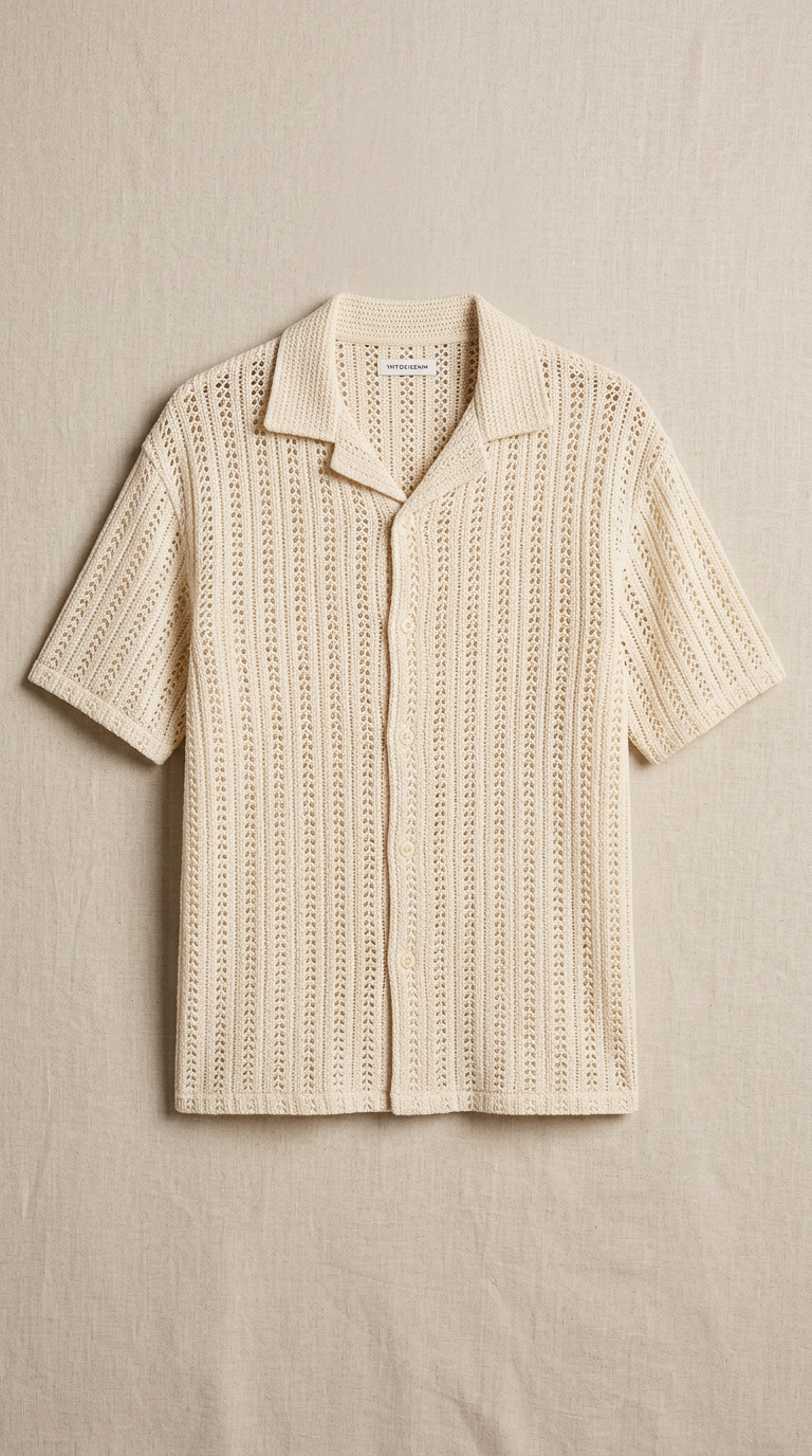 Camisa Crochet Cru — foto 2