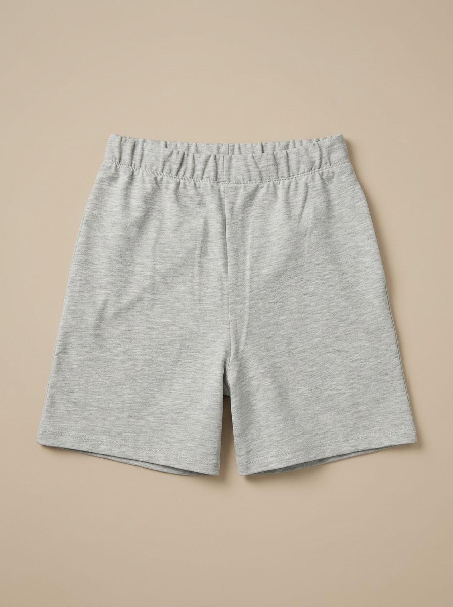 Shorts Jersey Cinza Melange