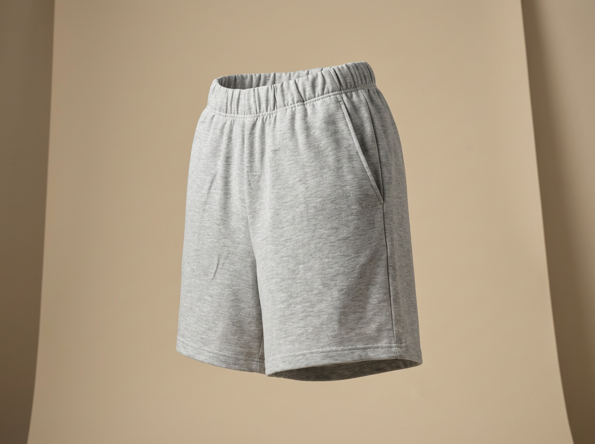 Shorts Jersey Cinza Melange — foto 2
