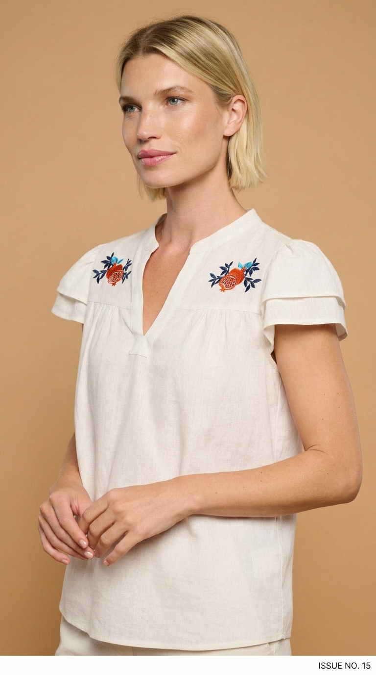 Blusa Linho Romas