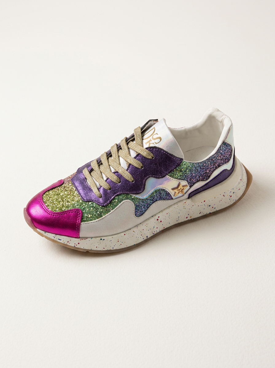 Sneakers Rainbow Glitter