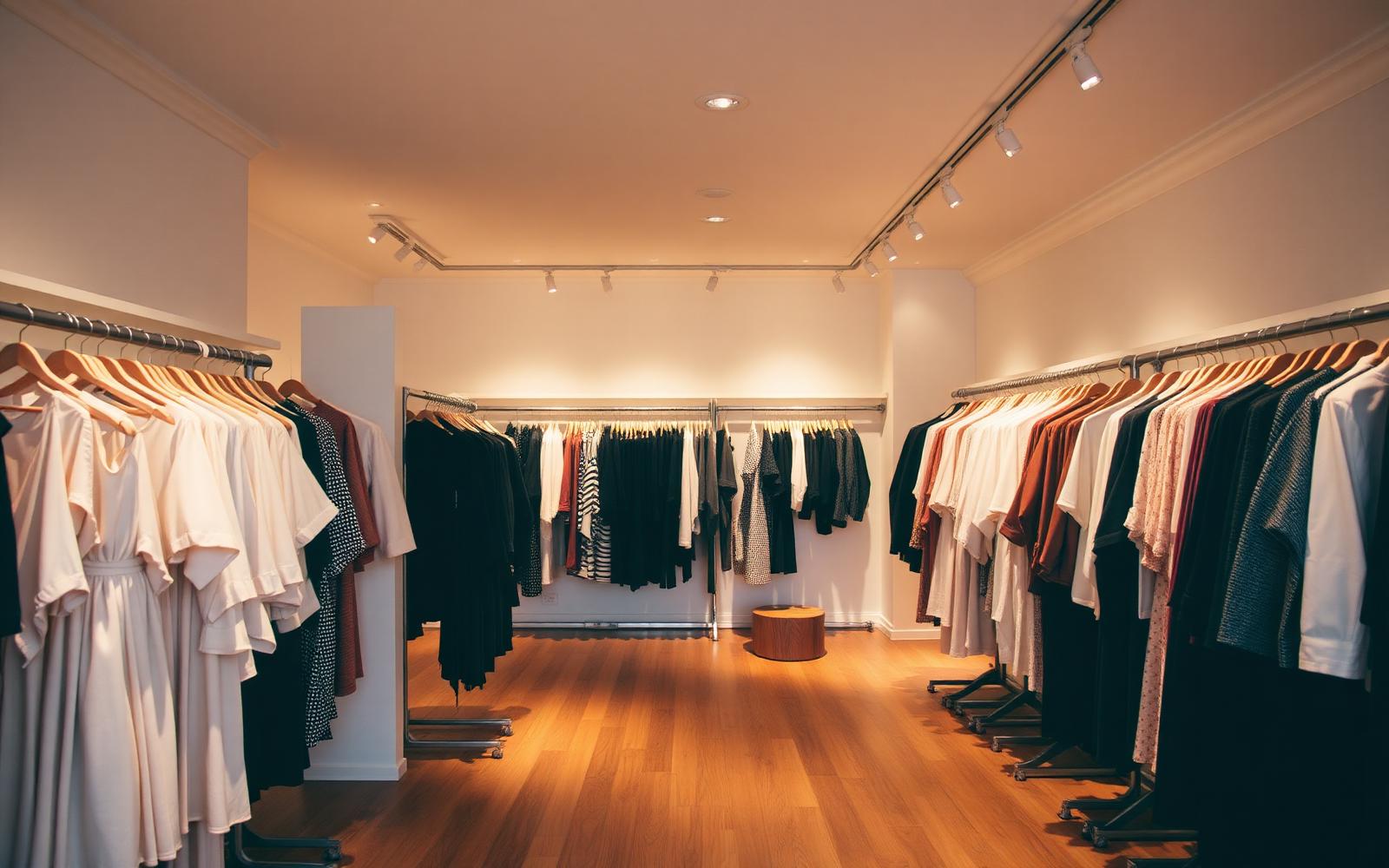 Interior da loja Estilos Moda